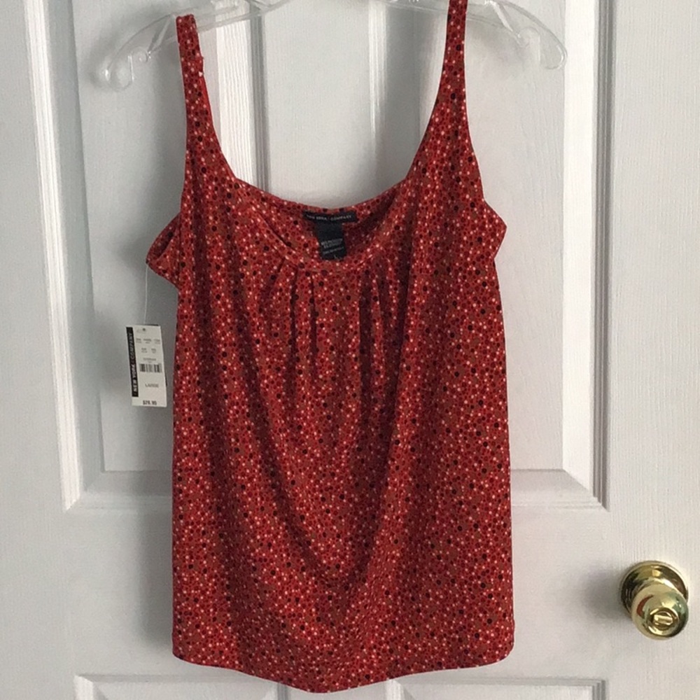 NWT New York & Company Ladies Tank Top. Size large